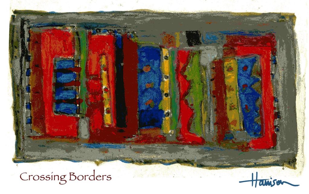 artwork by Harrison Goldberg - Crossing Borders