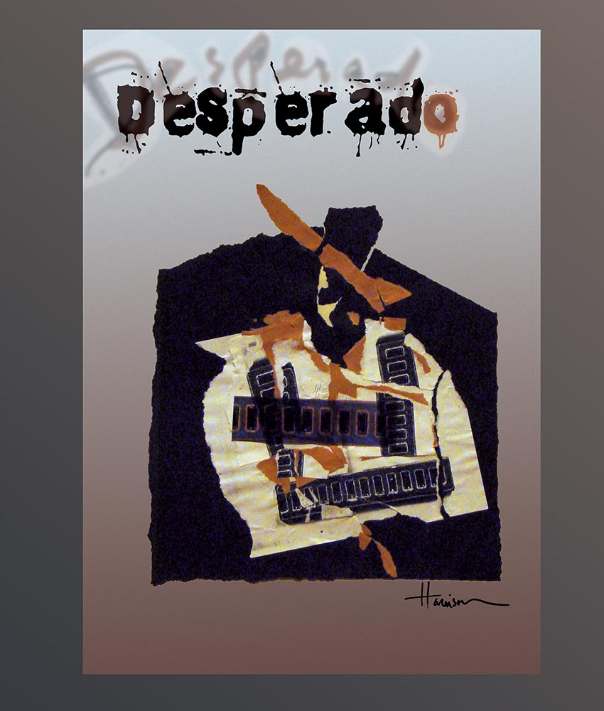 artwork by Harrison Goldberg - Desperado Cover