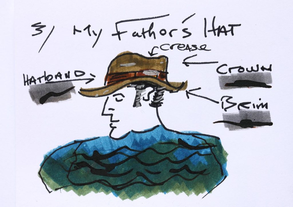 artwork by Harrison Goldberg - My Father's Hat