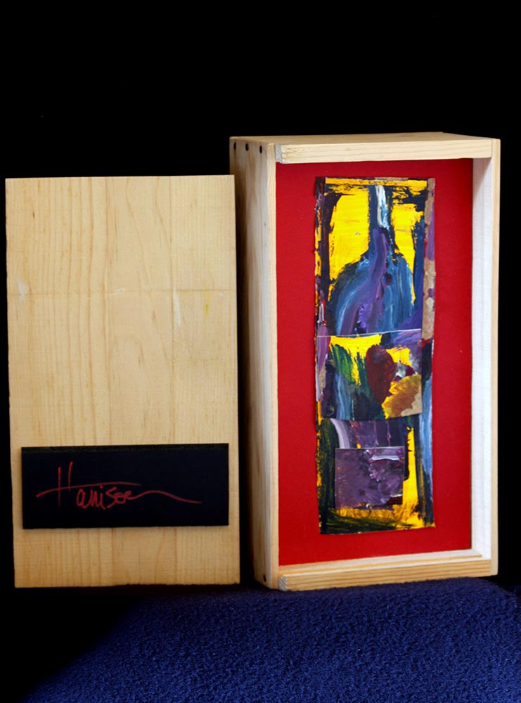 artwork by Harrison Goldberg - Red Box, Blue Label