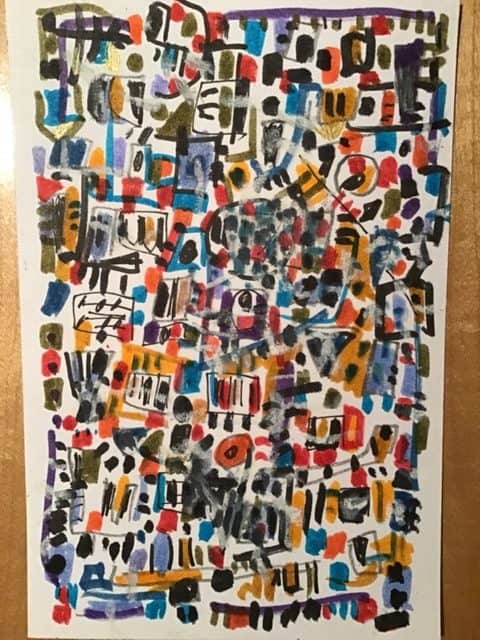 Harrison Goldberg artwork - Jazz confetti