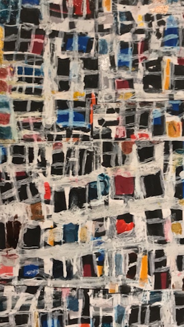 Abstract color sampler - abstract painting by Harrison Goldberg