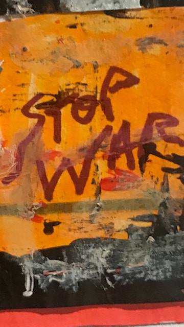 Stop War artwork by Harrison Goldberg