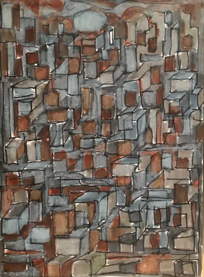 The Stones of Andalusia - abstract artwork by Harrison Goldberg