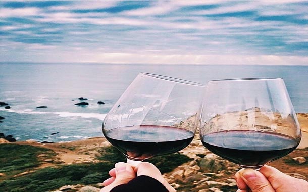 Harrison Goldbert & Baku play at the Timber Cove Resort in Sonoma, CA
