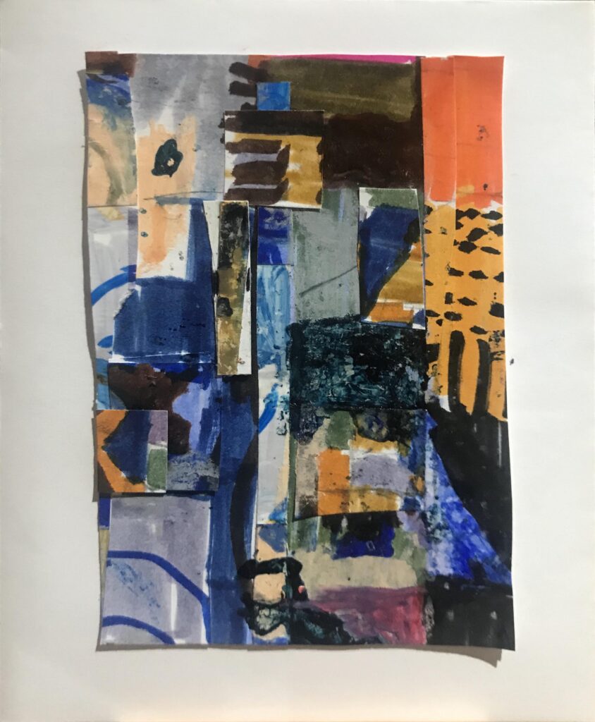 abstract collage by Harrison Goldberg